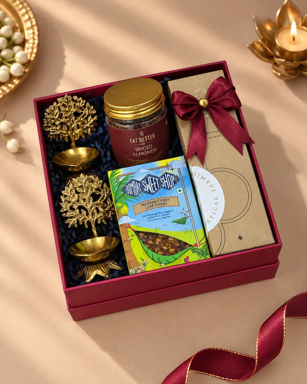 Aabha Diwali 2026 corporate gift hamper by Bespoke Gifting Studio – view 1