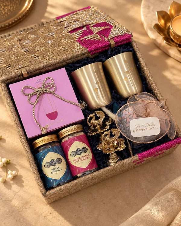 Inaya Diwali 2026 corporate gift hamper by Bespoke Gifting Studio – view 1