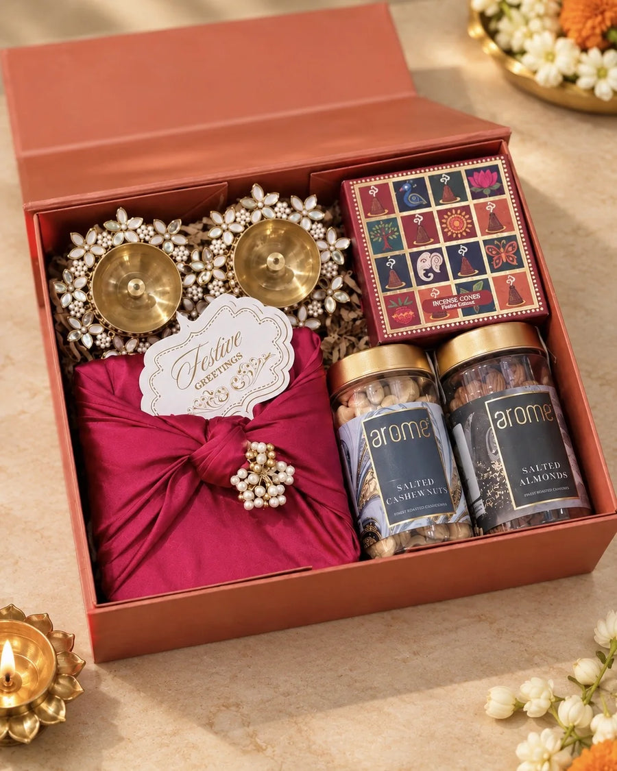 Noor Diwali 2026 corporate gift hamper by Bespoke Gifting Studio – view 1