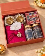 Noor Diwali gift hamper, ready to ship, by Bespoke Gifting Studio – view 1